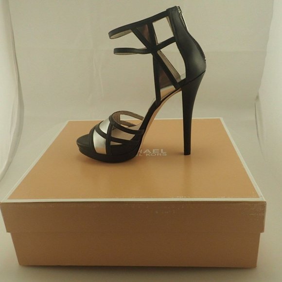 NIB MICHAELKORS MK 40R5JAHS4L JAIDA HEELS SZ. 8 - Picture 2 of 8